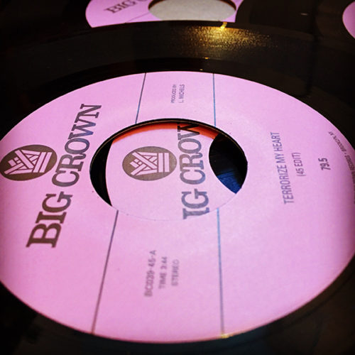 79.5 "Terrorize My Heart" 45 on Big Crown Records