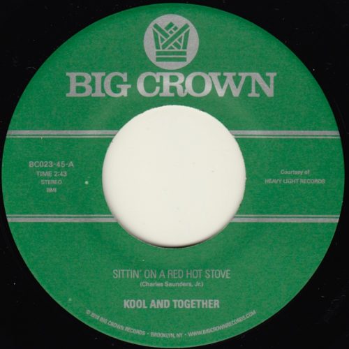 kool & together nassau beat sitting on a red hot stove big crown records