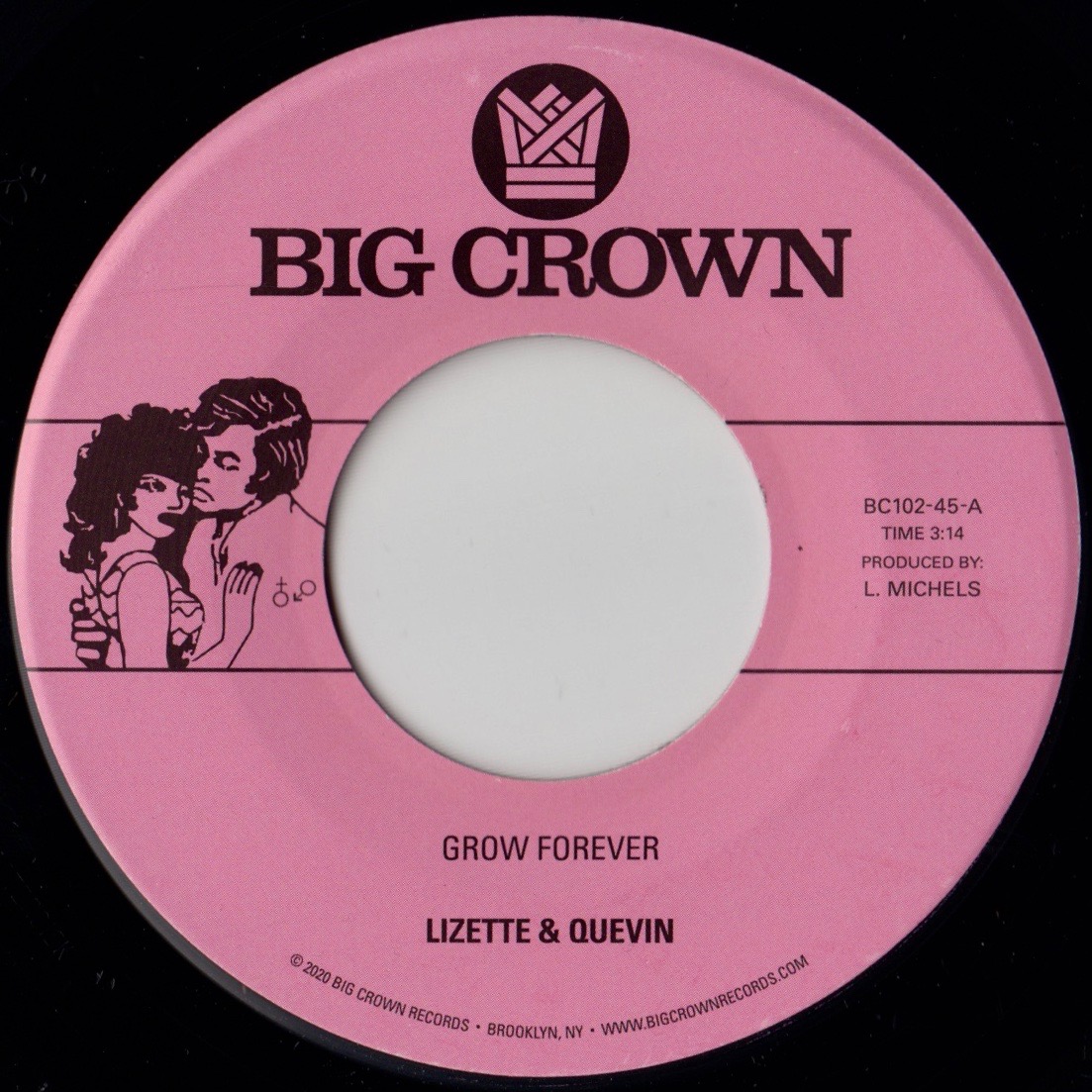 Lizette & Quevin “Grow Forever” b/w “Now It’s Your Turn To Sing”