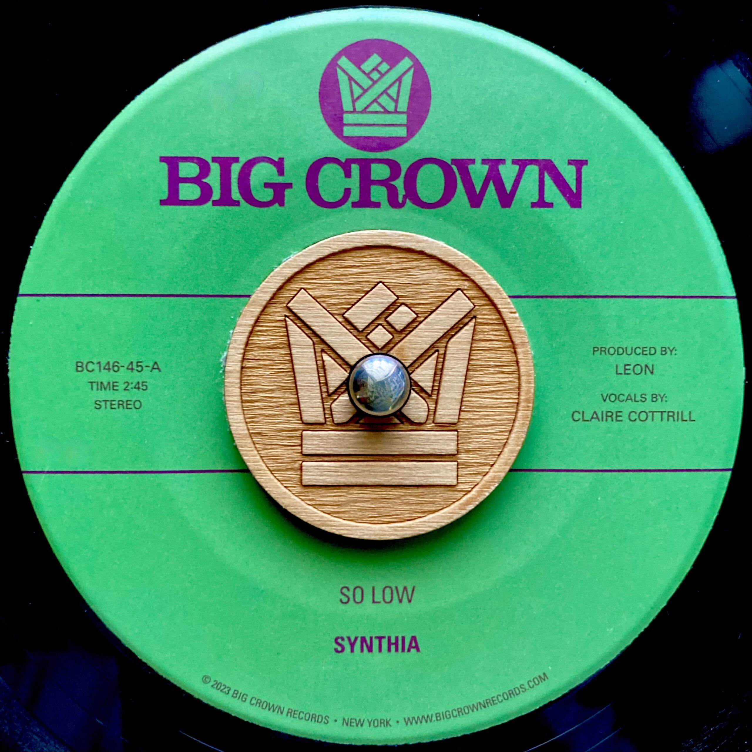 Synthia "So Low" B/w "You & I" Available Now - Big Crown Records