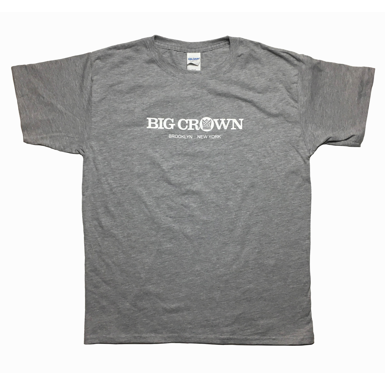 Big Crown Logo Youth Tee (Grey) - Big Crown Records