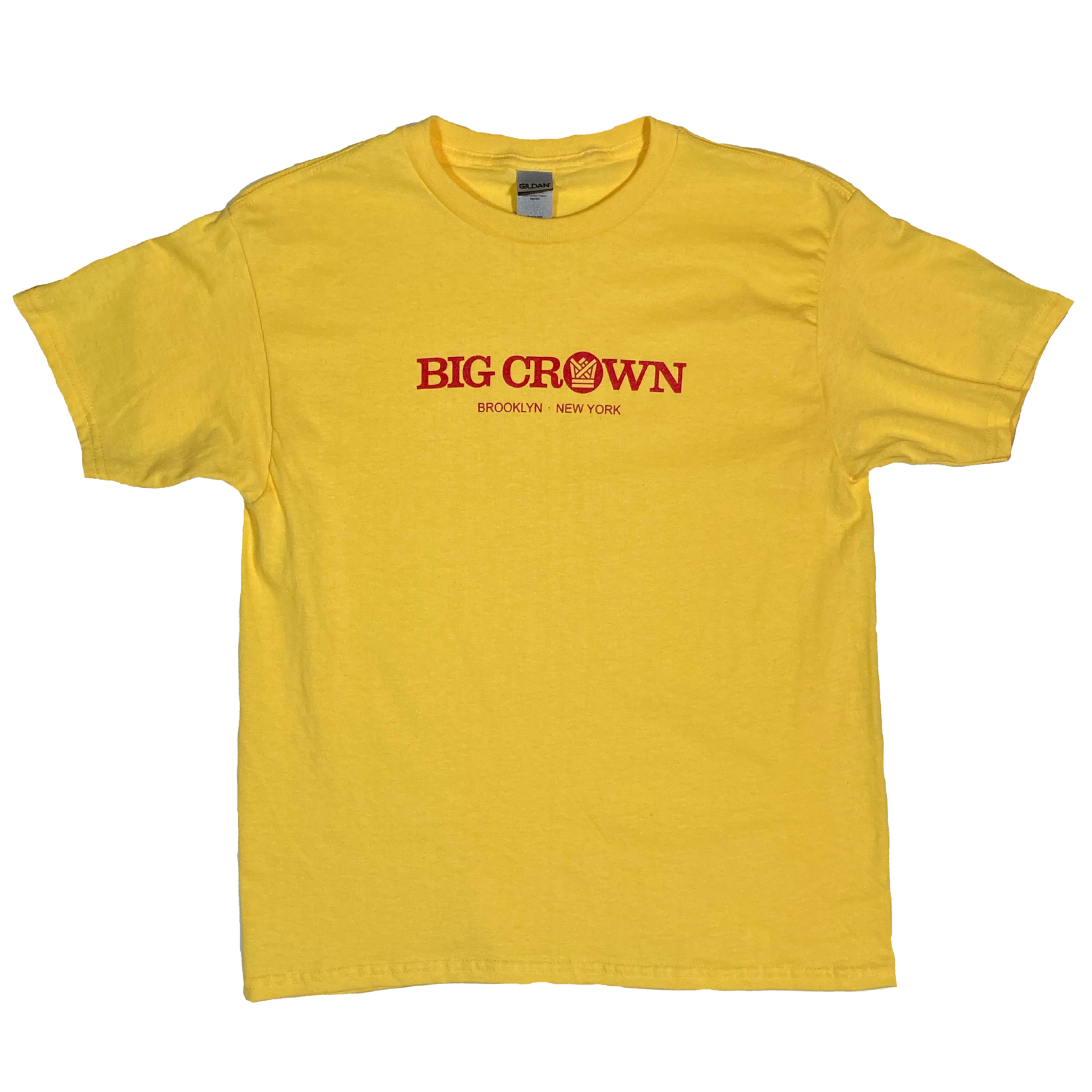 Big Crown Logo Youth Tee (Yellow) - Big Crown Records