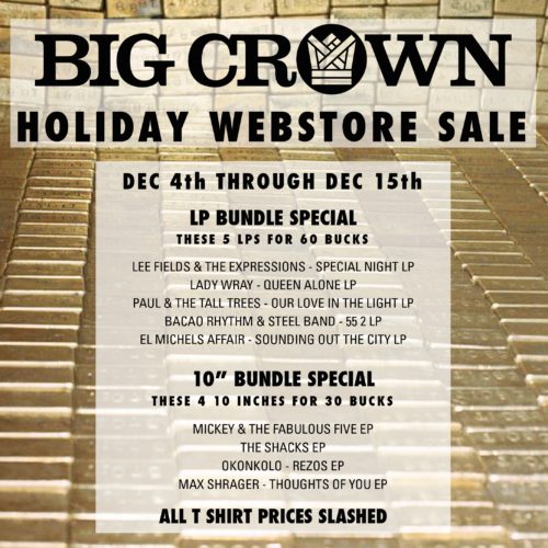 Big Crown Holiday Sale