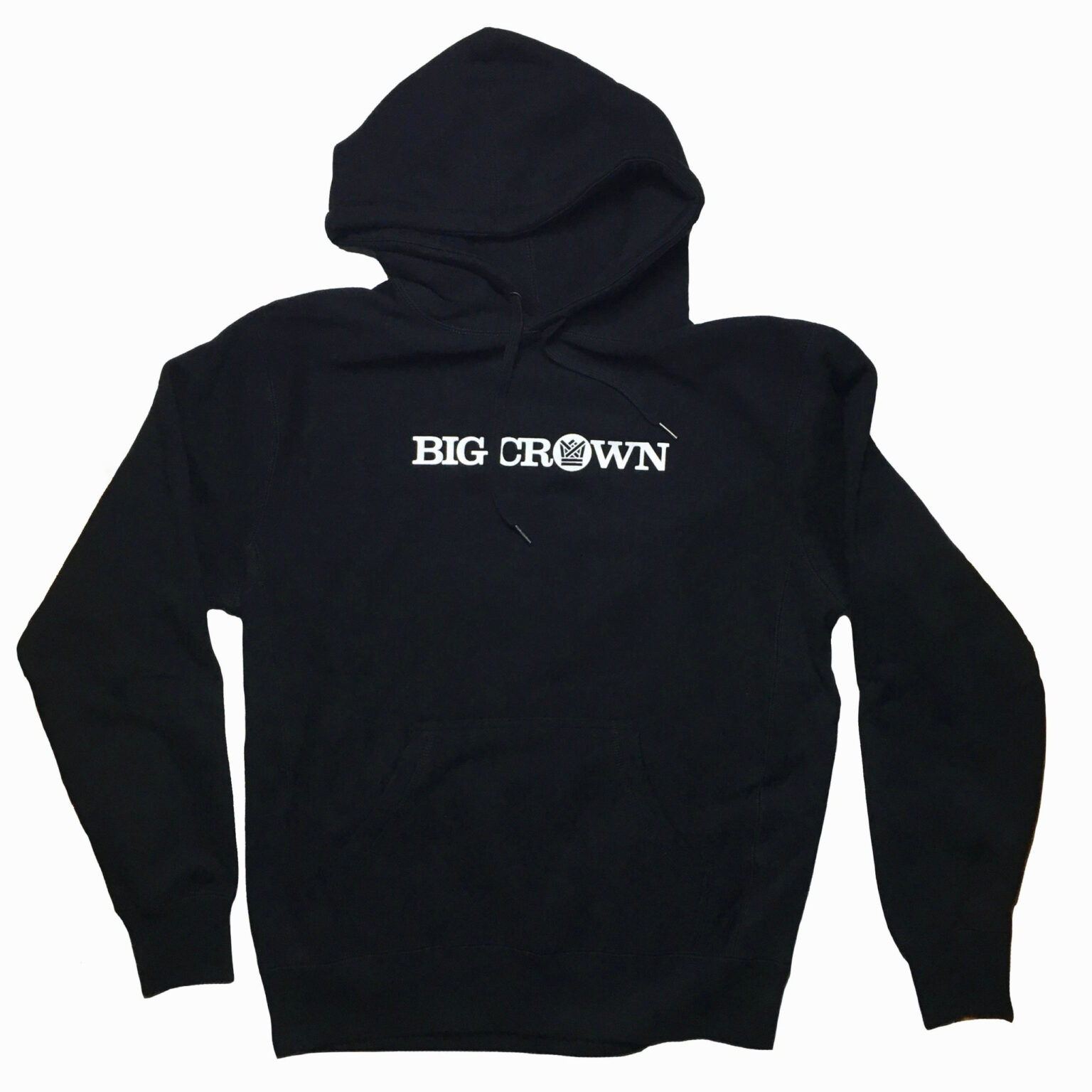 Big Crown Logo Pullover Hoodie (Black) - Big Crown Records