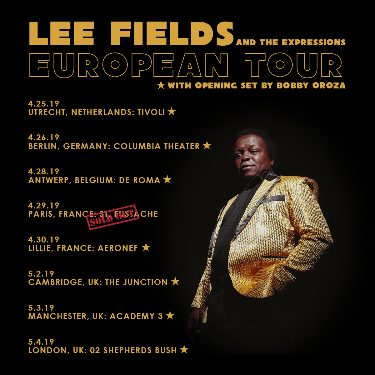 Lee Fields & The Expressions Announce European Tour Big Crown Records